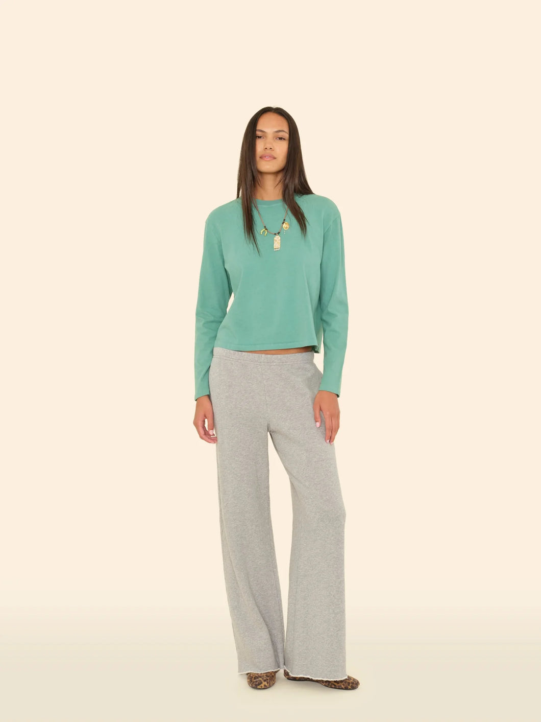 Emmette Sweatpant in Heather Grey