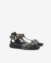 Load image into Gallery viewer, Layne Sandals in Black
