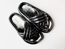 Load image into Gallery viewer, Niloo Sandals in Gun Metal
