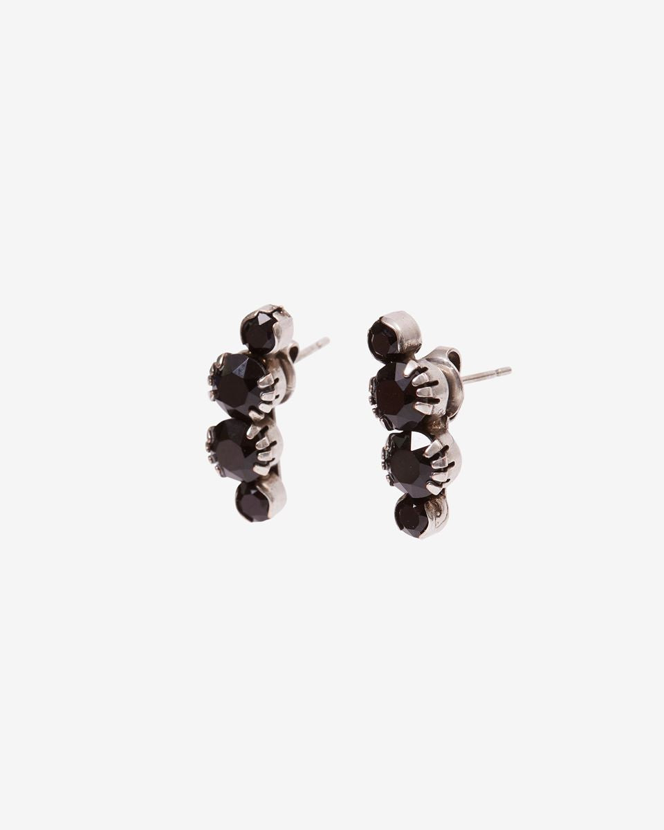 A Wild Shore Earrings in Black/ Silver