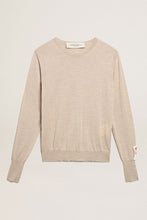 Load image into Gallery viewer, Golden W&#39;s Regular Knit Crew Neck in Tan
