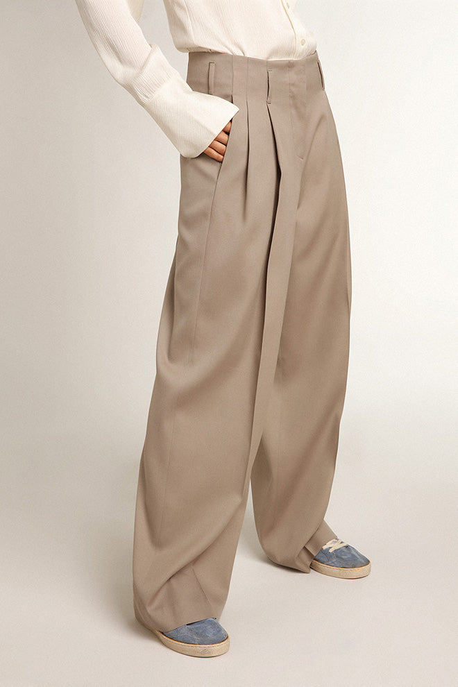 Journey W's Wide Leg Pants in Roasted Cashew