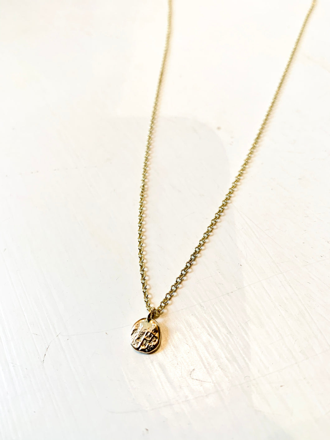 Mini Melt Necklace in Gold