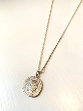 Load image into Gallery viewer, Coin Necklace in Silver
