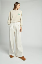 Load image into Gallery viewer, Wide Dress Pant with Pleat in Dirty White
