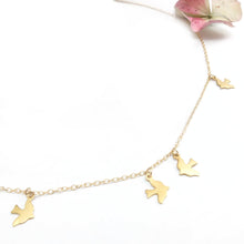 Load image into Gallery viewer, Bird Necklace in Gold
