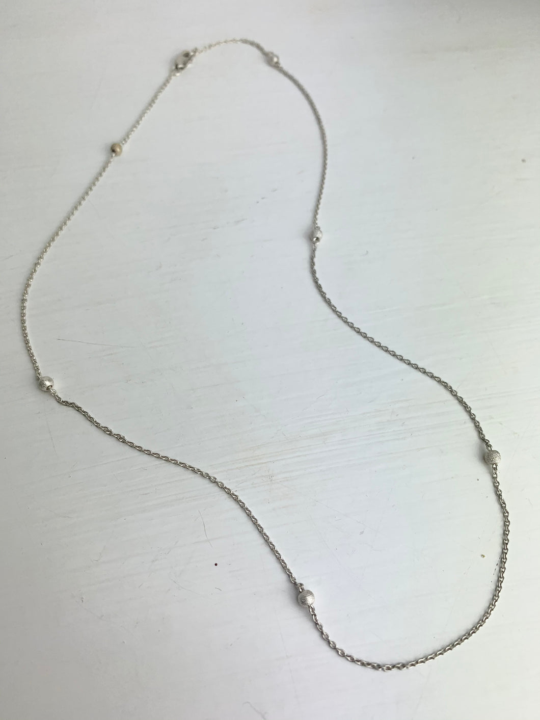 Teeny Sparkle Necklace in Silver