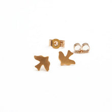 Load image into Gallery viewer, Bird Studs in Gold
