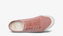 Load image into Gallery viewer, Low Top Washed Heavy Twill Trainers in Old Pink
