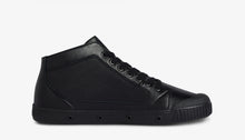 Load image into Gallery viewer, High Top Lambskin Trainers in Black
