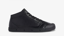 Load image into Gallery viewer, High Top Lambskin Trainers in Black
